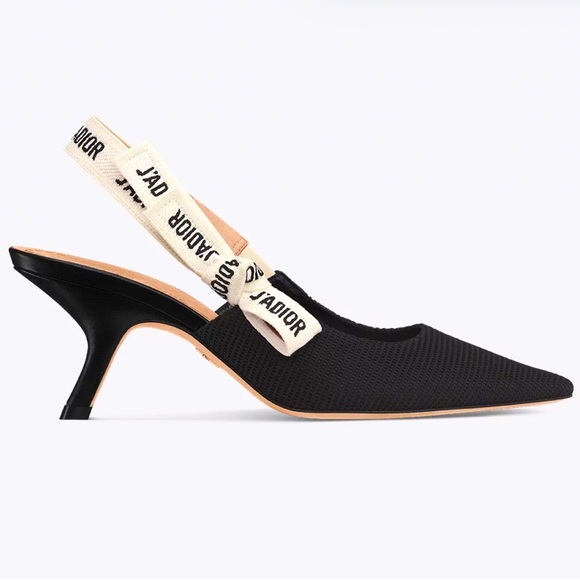 Dior J’Adior Logo Slingback Point Toe Pump - Picture 1 of 10